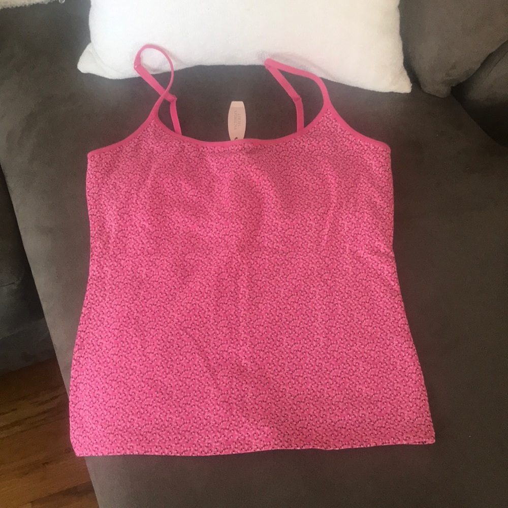 Victoria’s Secret stretch cotton tank w/shelf bra